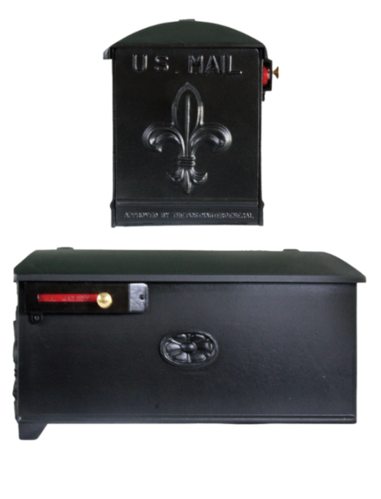 Large Rosetta & Fleur Dlis Estate Mailbox 6l